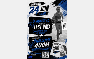 Test VMA et challenge 400m mercredi 24 juin