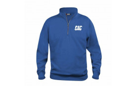 Sweat Mixte CAC, demi-zip