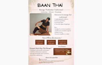 Partenariat de lancement avec le CAC : Baan Thaï massage by Tisa